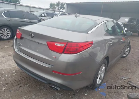 2015 Kia Optima Lx из США, поврежденный, VIN 5XXGM4A77FG473830